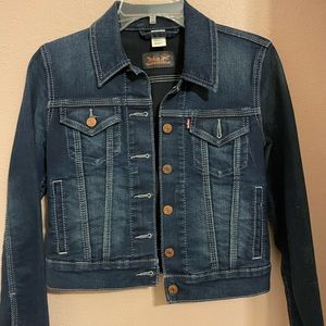 Levi’s cropped jean jacket